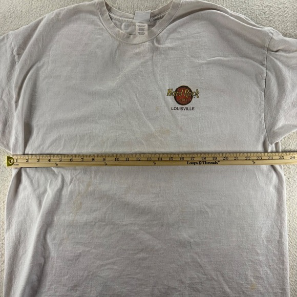 Hard Rock Cafe Louisville T-Shirt XX-Large HRC Built On Rock n‎ Roll - Picture 9 of 16